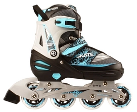 Rollers / Patins Nijdam 52SZ Semi-Softboot Noir/Bleu