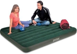 Luftmatratze Intex Downy mit batteriebetriebener Pumpe (2 Personen)