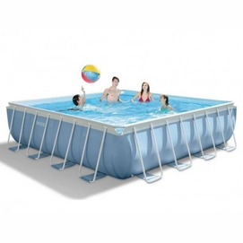 Zwembad Intex Prism Frame Square 488 x 488 x 122 cm Met Filterpomp