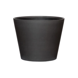 Bloempot Pottery Pots Refined Bucket S Volcano Black 50 x 40 cm