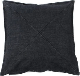 Zierkissen In The Mood Denim Cross Schwarz (50 x 50 cm)