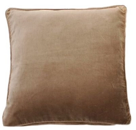Coussin Décoratif  In The Mood Velours Taupe (50 x 50 cm)