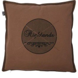 Zierkissen In The Mood Highlands Cross Taupe (50 x 50 cm)