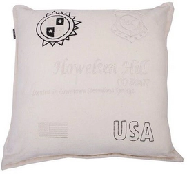 Coussin Décoratif In The Mood Howelsen Velours Ecru (50 x 50 cm)