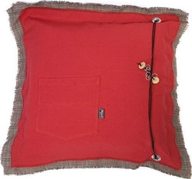 Zierkissen In The Mood Kingston Rot (50 x 50 cm)