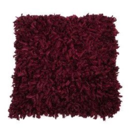 Zierkissen In The Mood Shaggy Maronenbraun (50 x 50 cm)