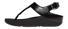 FitFlop Women Fino Crystal-Mix T-Strap Sandals All Black