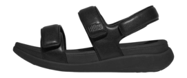 FitFlop Women F-Mode Go Adjustable Flatform Back-Strap Sandals All Black