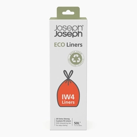 Set 20 Sacchetti spazzatura Joseph Joseph Eco Liners IW4 50 L, Grigio