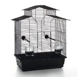 Vogelkooi Iza 2 Pagode Beeztees Zwart