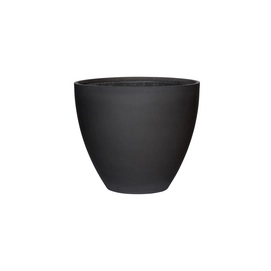 Blumentopf Keramik Töpfe Jesslyn XS Schwarz 42 x 36 cm
