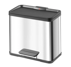 Hailo Trento Öko RVS Zwart 3x 11L