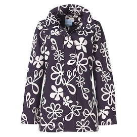 Rain Jack Happy Rainy Days Jacket Joy Flower Navy