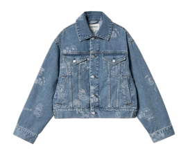 Veste Carhartt WIP Femme Stamp Print Bleu Décoloré