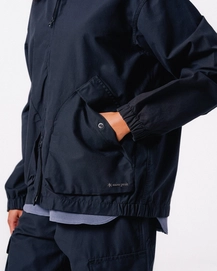 Jacket Snow Peak Unisex Light Dobby Cloth Harrington Black