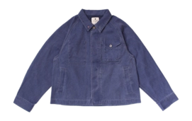 Jacket Snow Peak Unisex Sulfur Dyed Fade Coverall Blue | Sneaker
