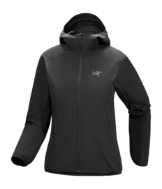 Jas Arc'teryx Women Gamma Lightweight Hoody Black Fitted