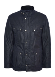 Jas Barbour International Men Duke Wax Jacket Navy