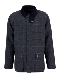 Jas Barbour Men Bedale Check Wool Jacket Blue