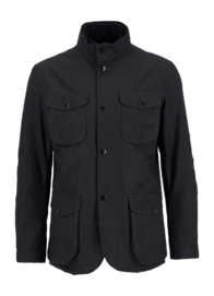 Jas Barbour Men Ogston Wax Jacket Black Classic