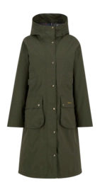 Jas Barbour Women Bamburgh Waterproof Jacket Olive Classic
