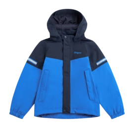 Jas Bergans Kids Lilletind Olympic Blue/Navy Blue 2L Shell Bega Membrane Balanced