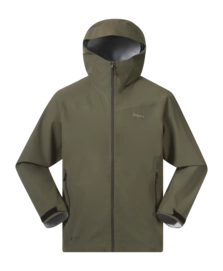 Jas Bergans Men Essentials 2.5L Shell Jacket Dark Green Mud Regular Fit