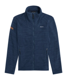 Jas Bergans Men Hareid Navy Blue Fleece Regular Fit
