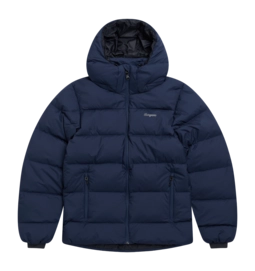 Jas Bergans Men Lava Warm Down Jacket With Hood Navy Blue/Solid Grey Regular Fit