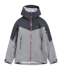 Jas Bergans Men Rabot Alpine 3L Shell Jacket Solid Grey/Dark Shadow Grey Regular Fit