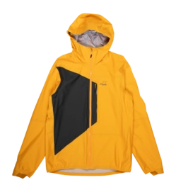 Jas Bergans Men Y LightLine Air 3L Shell Jacket Mango Yellow/Dark Shadow Grey Regular fit