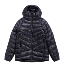 Jas Bergans Men Y LightLine Weightless Down Jacket Hood Dark Shadow Grey Regular Fit