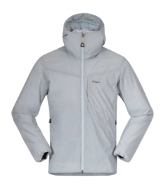 Jas Bergans Men Y MountainLine Pearl Grey Insulated Windbreaker Jacket Regular Fit