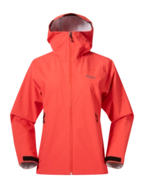 Jas Bergans Women Essentials 2.5L Shell Jacket Peachy Red Regular Fit