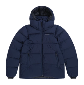Jas Bergans Women Lava Warm Down Jacket Navy Blue/Solid Grey With Hood Regular Fit