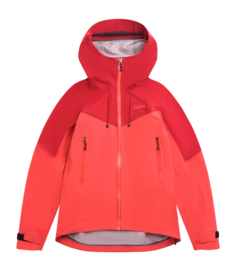 Jas Bergans Women Rabot Alpine 3L Shell Jacket Peachy Red/Red Regular Fit