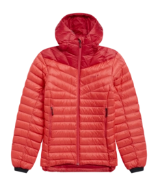 Jas Bergans Women Rabot Light Down Hood Peachy Red/Red Regular Fit