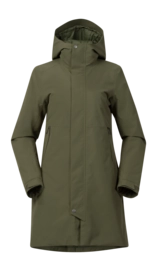 Jas Bergans Women Urban Insulated Shell Coat Dark Green Mud Regular fit