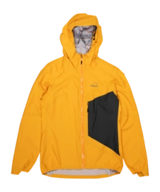 Jas Bergans Women Y LightLine Air 3L Shell Jacket Mango Yellow/Dark Shadow Grey Regular Fit