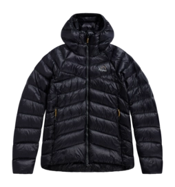 Jas Bergans Women Y LightLine Dark Shadow Grey Weightless Down Jacket Hood Regular Fit