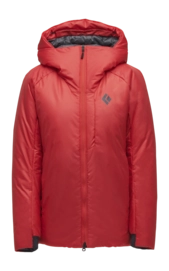 Jas Black Diamond Women Solution 4.0 Coral Red Parka Regular Fit