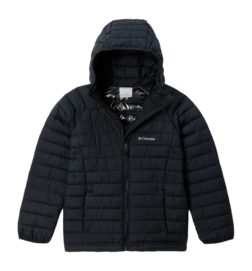 Jas Columbia Girls Powder Lite II Hooded Jacket Black Regular fit