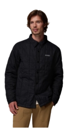 Jas Columbia Men Landroamer Quilted Shirt Jacket Black Regular Fit