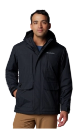 Jas Columbia Men Landroamer Sherpa Lined Jacket Black Regular Fit