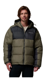 Jas Columbia Men Pike Lake II Hooded Jacket Stone Green Shark Regular Fit