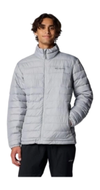 Jas Columbia Men Powder Lite II Jacket Columbia Grey Active Fit
