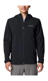 Jas Columbia Men Tech Softshell Hoodie Black Regular Fit