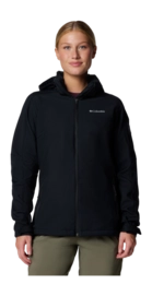 Jas Columbia Women Cascade Ridge II Jacket Black Regular Fit