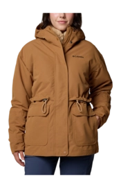 Jas Columbia Women Drop Ridge II Interchange Jacket Camel Brown 3 in 1