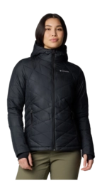 Jas Columbia Women Heavenly Hooded Jacket Black Regular Fit